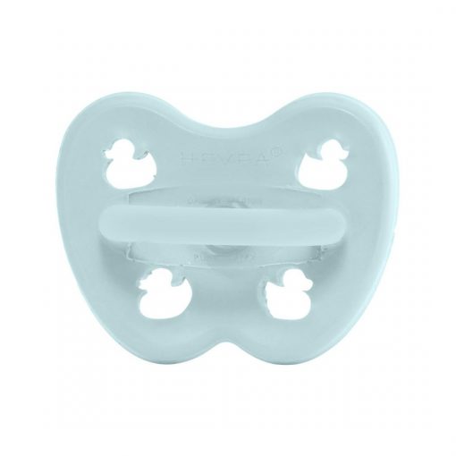 HEVEA anatomický dudlík Baby Blue design, přírodní kaučuk – 0-3 m